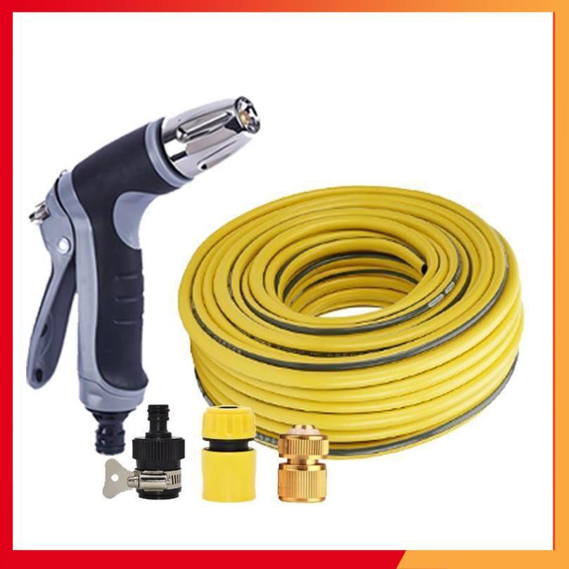 Bộ dây và vòi xịt rửa xe tưới cây tăng áp 15M 206817
