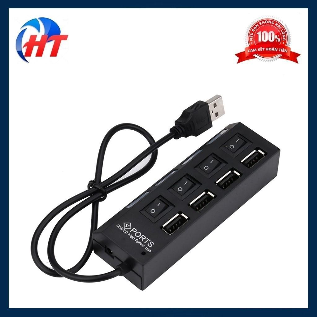 Thiết bị chia cổng USB 4 cổng có công tắc