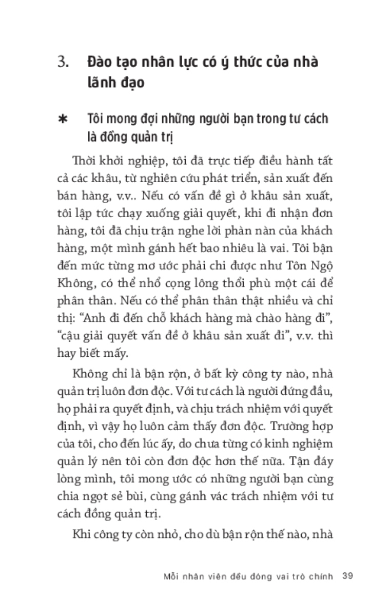 Quản Trị Inamori - Mỗi Nhân Viên Đều Đóng Vai Trò Chính _TRE