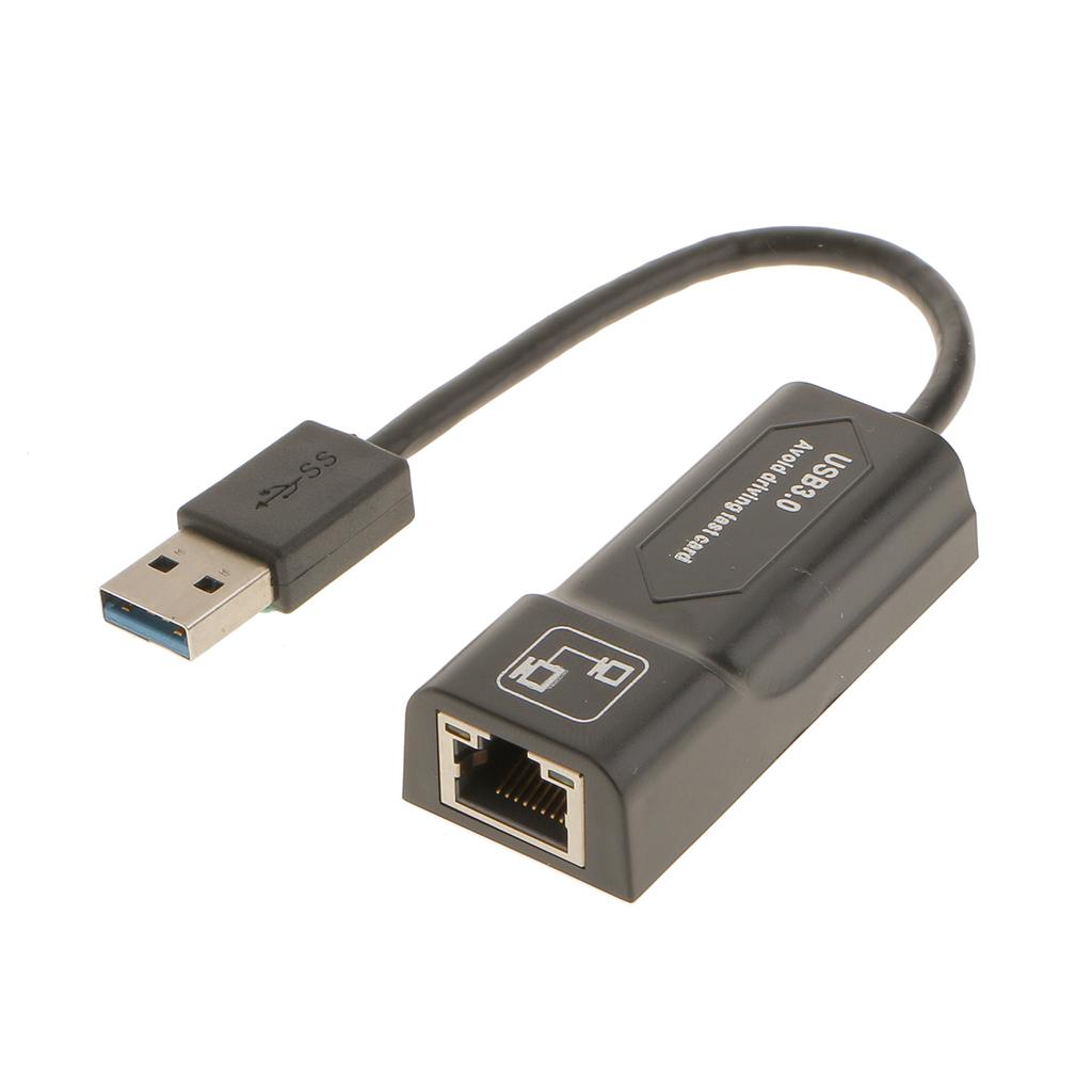 USB 3.0 Gigabit Ethernet Lan Network Adapter Hub to 1000Mbps For PC