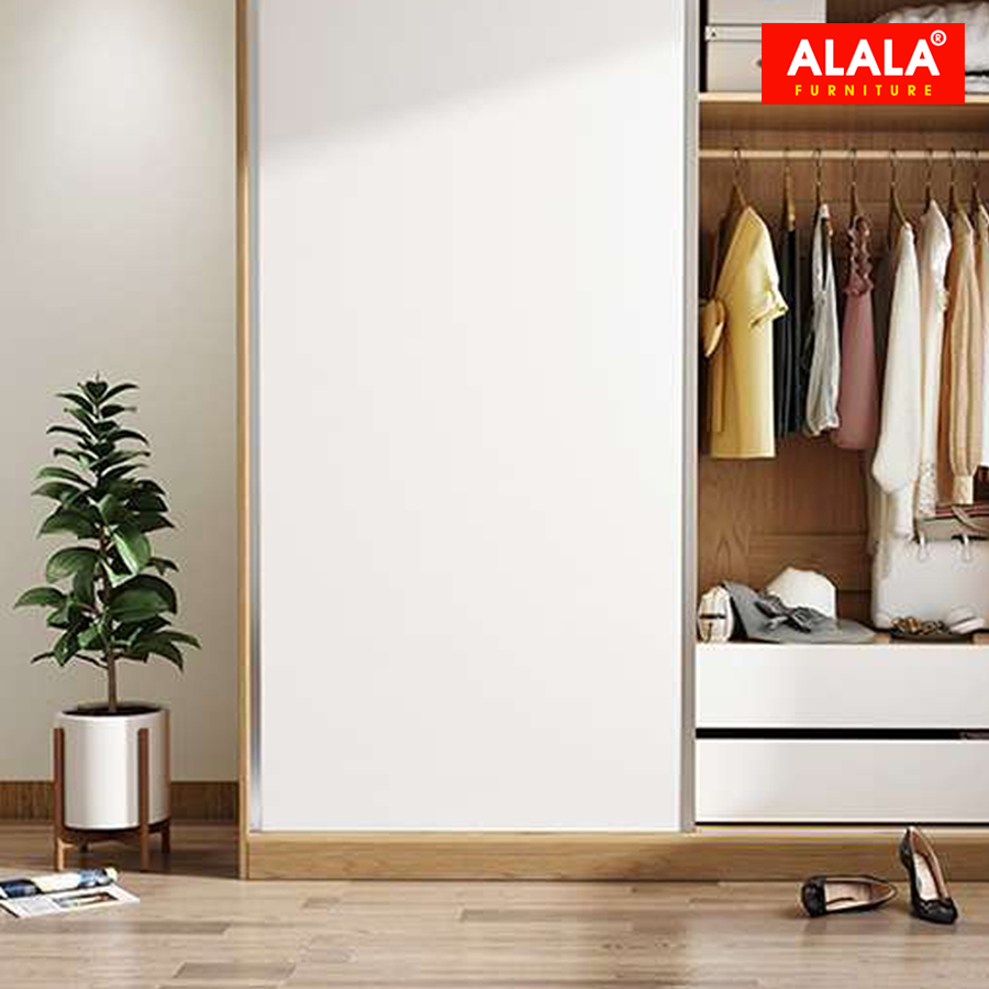 Tủ quần áo ALALA265 gỗ HMR chống nước - www.ALALA.vn - 0939.622220