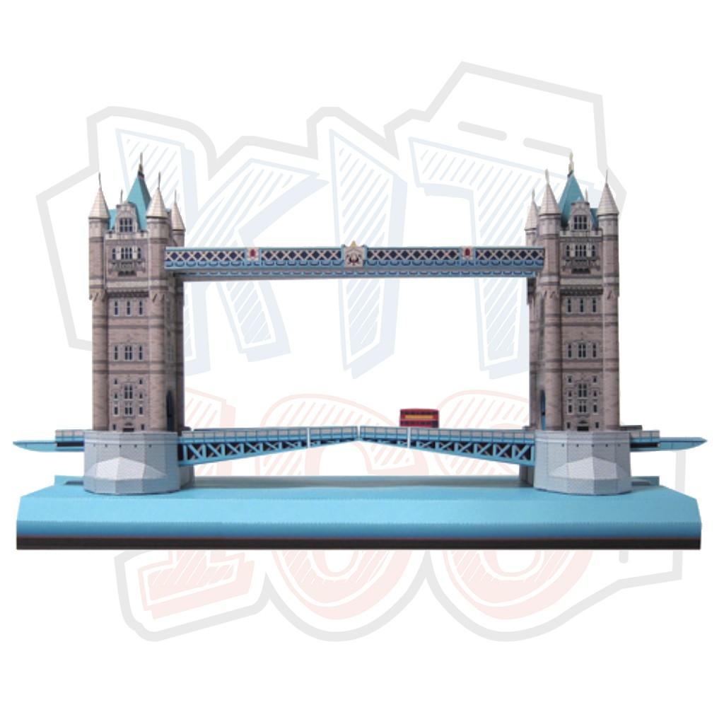 Mô hình giấy kiến trúc Cầu Tháp Luân Đôn Tower Bridge - England
