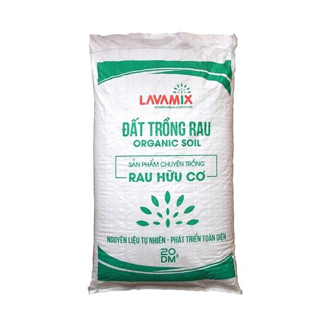 Đất trồng Rau Lavamix bao 20dm3 khoảng 9.5kg