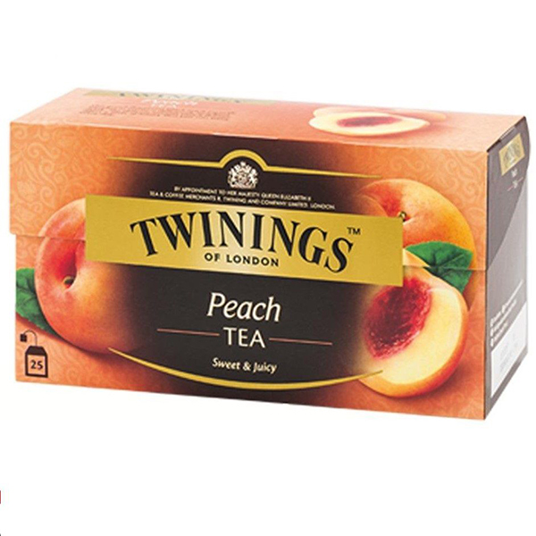 Trà TWININGS OF LONDON Peach hộp 25 gói x 2 g