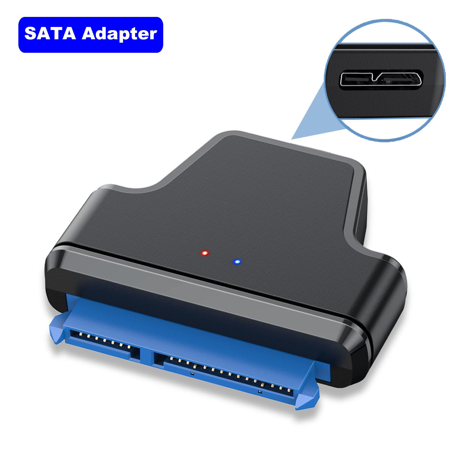 SATA to USB 3.0 / 2.0 Cable Up to 6 Gbps for 2.5 Inch External HDD SSD Hard Drive SATA 3 22 Pin Adapter USB 3.0 to Sata