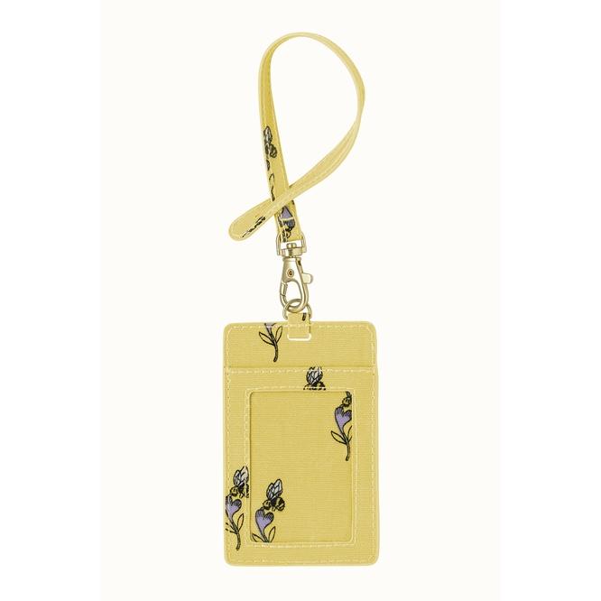 Cath Kidston - Thẻ đeo /I.D Holder - Bee &amp; Heart - Yellow -1042887