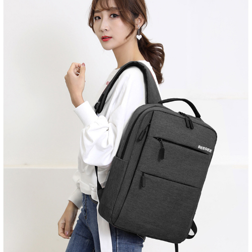 Balo laptop nam nữ Hàn quốc thời trang dày dặn chống thấm nước để được laptop 26x36cm 113 BEE GEE