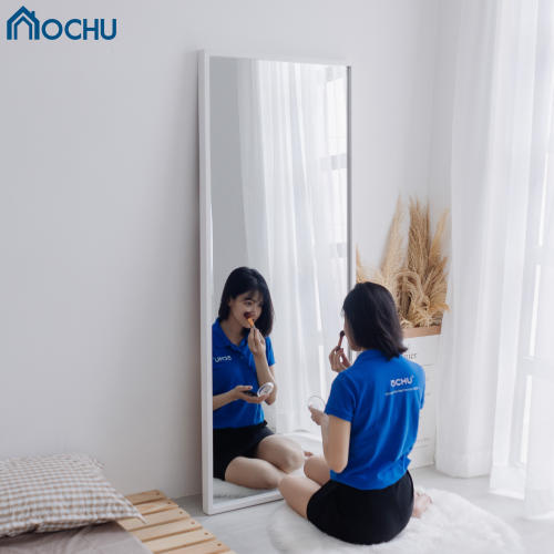 Gương Đứng Soi Toàn Thân Khung Gỗ OCHU - Mirror L - White