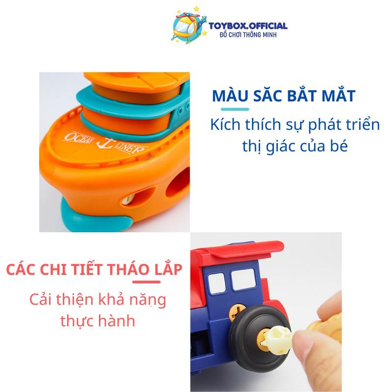 Ô Tô Đồ Chơi Lắp Ráp ToyBox, Máy Bay Lắp Ráp, Đồ Chơi Thông Minh Phát Triển Trí Tuệ Cho Bé