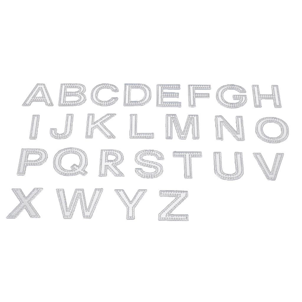 26 Pieces/Set DIY Leather Craft Clear Acrylic Pendant Stencil Template