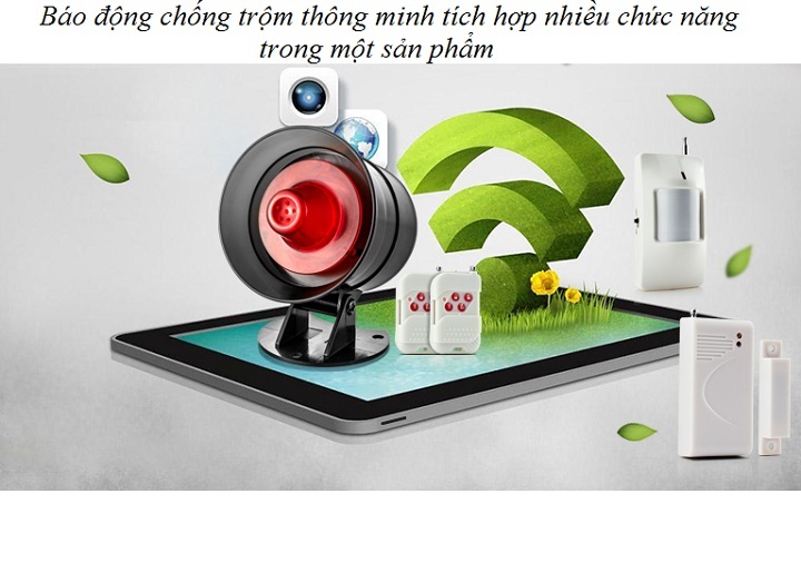 Báo động chống trộm cảm biến hồng ngoại phát hiện chuyển động thông minh cao cấp