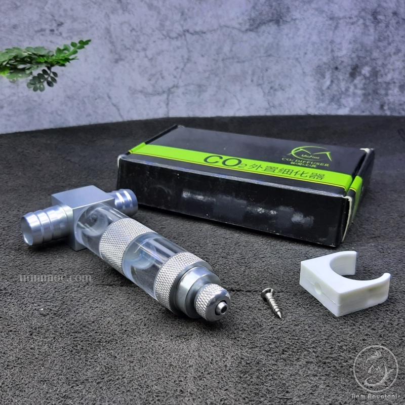 Trộn CO2 MUFAN Trộn Chữ T MUFAN Trộn CO2 Dạng Sứ Có Tích Hợp Đếm Giọt - Giúp Hoà Tan CO2 Hiệu Quả Cho Bể Thuỷ Sinh