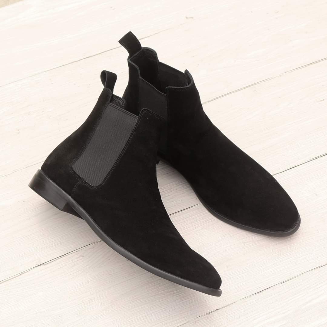 Giày Boots Nam Da Lộn Chất Liệu Cao Cấp, Da Đẹp, Kiểu Dáng Sang Trọng, Lịch Lãm