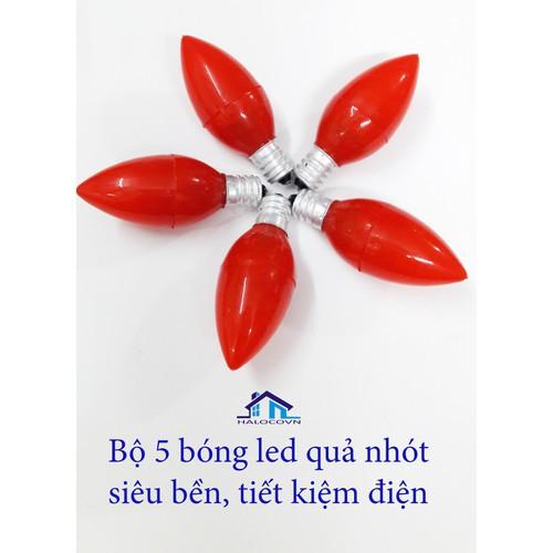 Bộ 2 bóng đèn quả nhót led cho đèn thờ