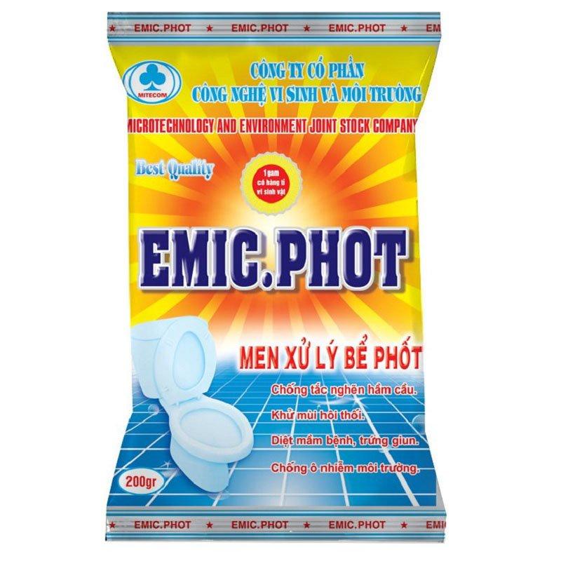 Men xử lý bể phốt EMIC.PHOT 200 g