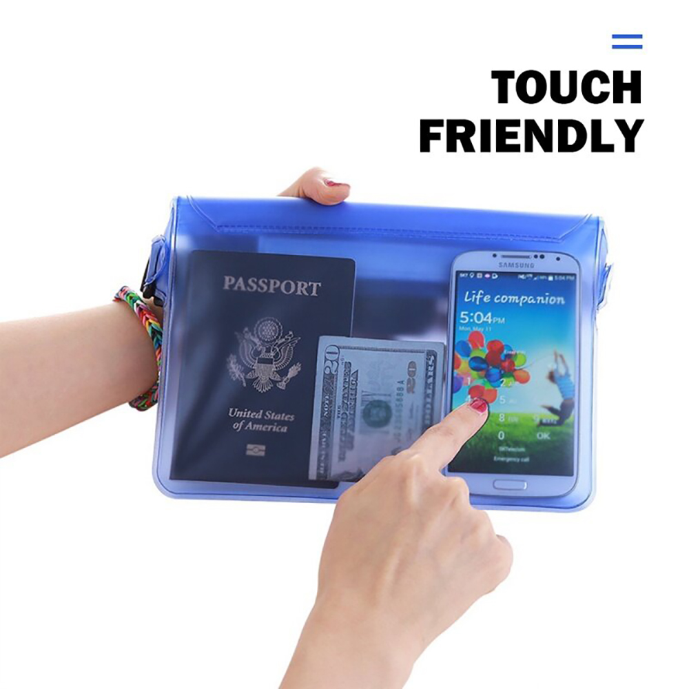 Túi đeo đi bơi, đi biển chống nước 3 lớp PVC TB1608