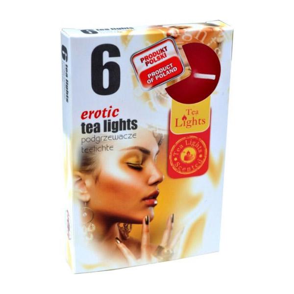 Hộp 6 nến thơm Tea lights Admit Erotic ADM7258 (Gỗ đàn hương)