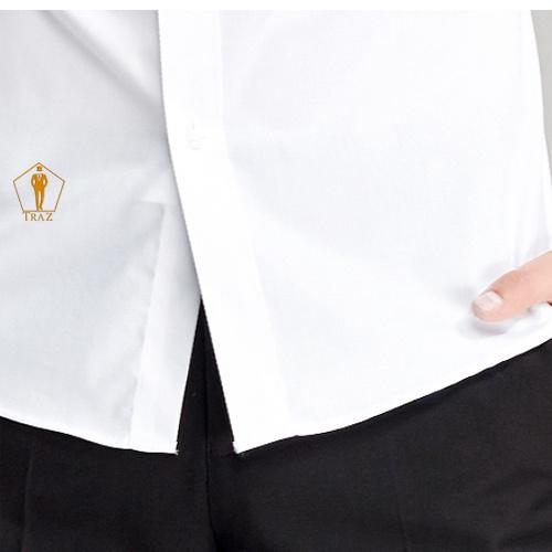 Aó Sơ Mi Trắng Nam Tay Ngắn, Dài Dáng Ôm Slim Fit Cao Cấp Hàn Quốc