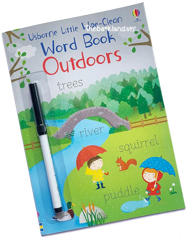 Little wipe clean word book: Outdoors