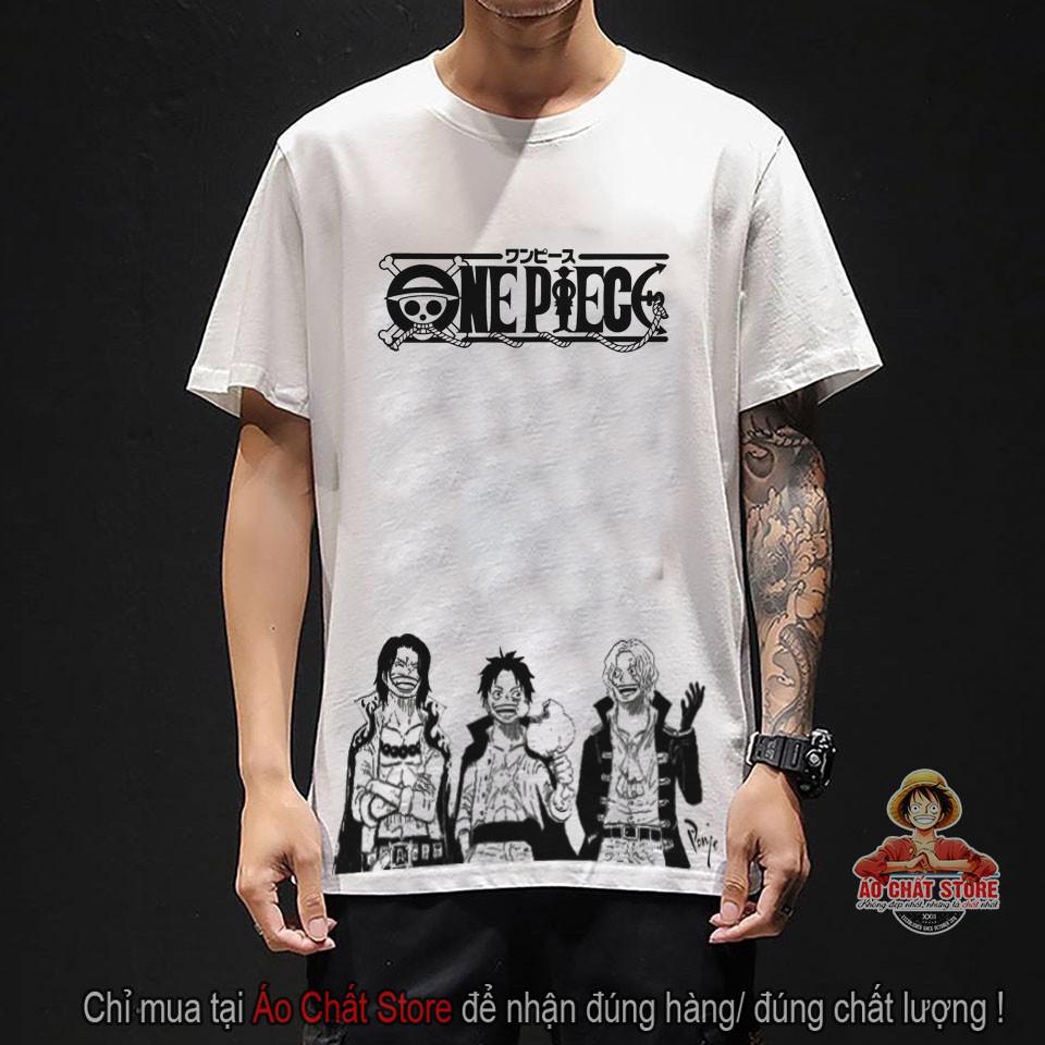 Áo thun tay lỡ unisex ACE SABO LUFFY