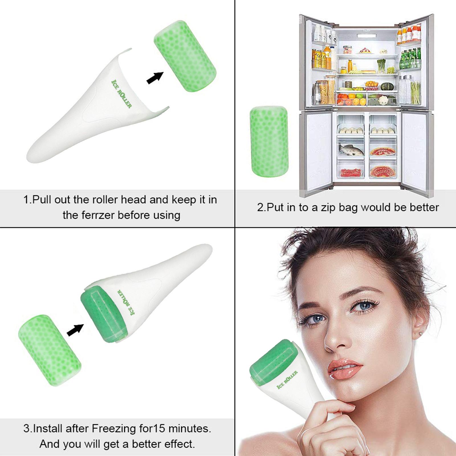 Ba máy mát xa mặt bằng đá ngọc bích,Giúp giảm kích ứng, mẩn đỏ, viêm nhiễm và đau đầu, cải thiện sức khỏe làn da