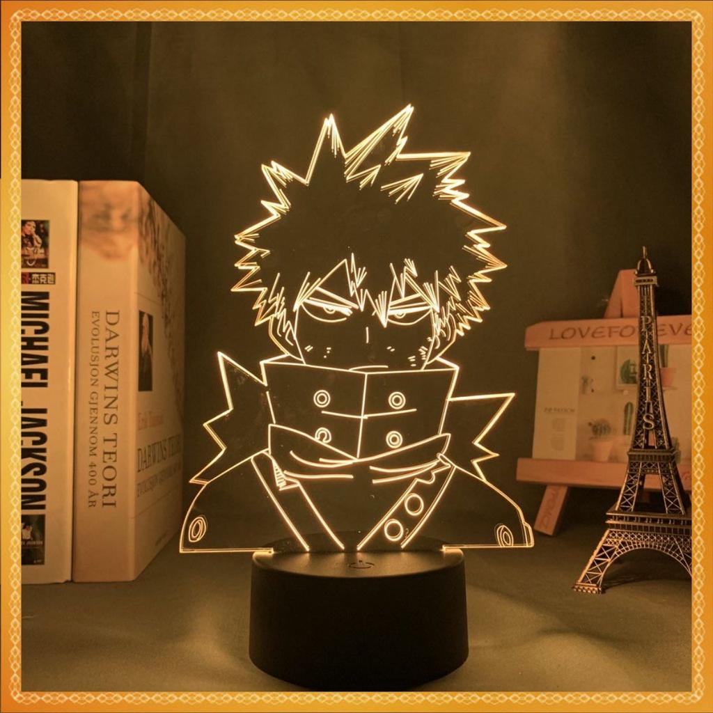 Đèn Ngủ Led Anime Katsuki Bakugo - My Hero Academia - Trang trí phòng ngủ, quà tặng sinh nhật