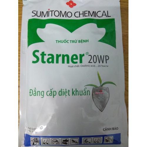 Thuốc trị thối lá và diệt khuẩn Starner 20wp. gói 100gram.