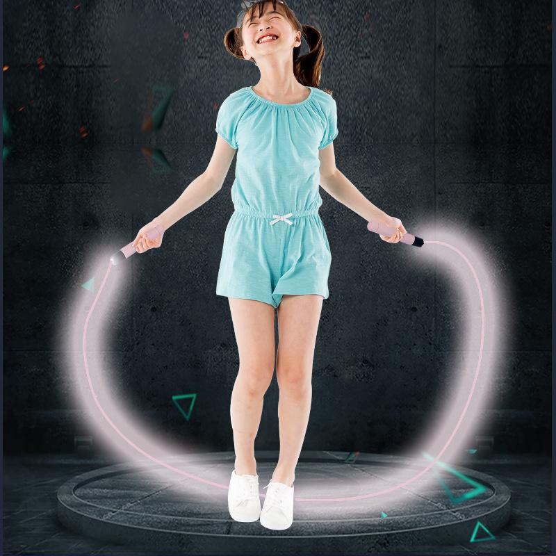 2.8M Có Thể Điều Chỉnh Đêm Phát Sáng Dây Nhảy Dạ Quang Dây Nhảy Tập Thể Dục LED Sáng Ngoài Trời Thể Dục Tập Thể Thao Tiếp Liệu-40