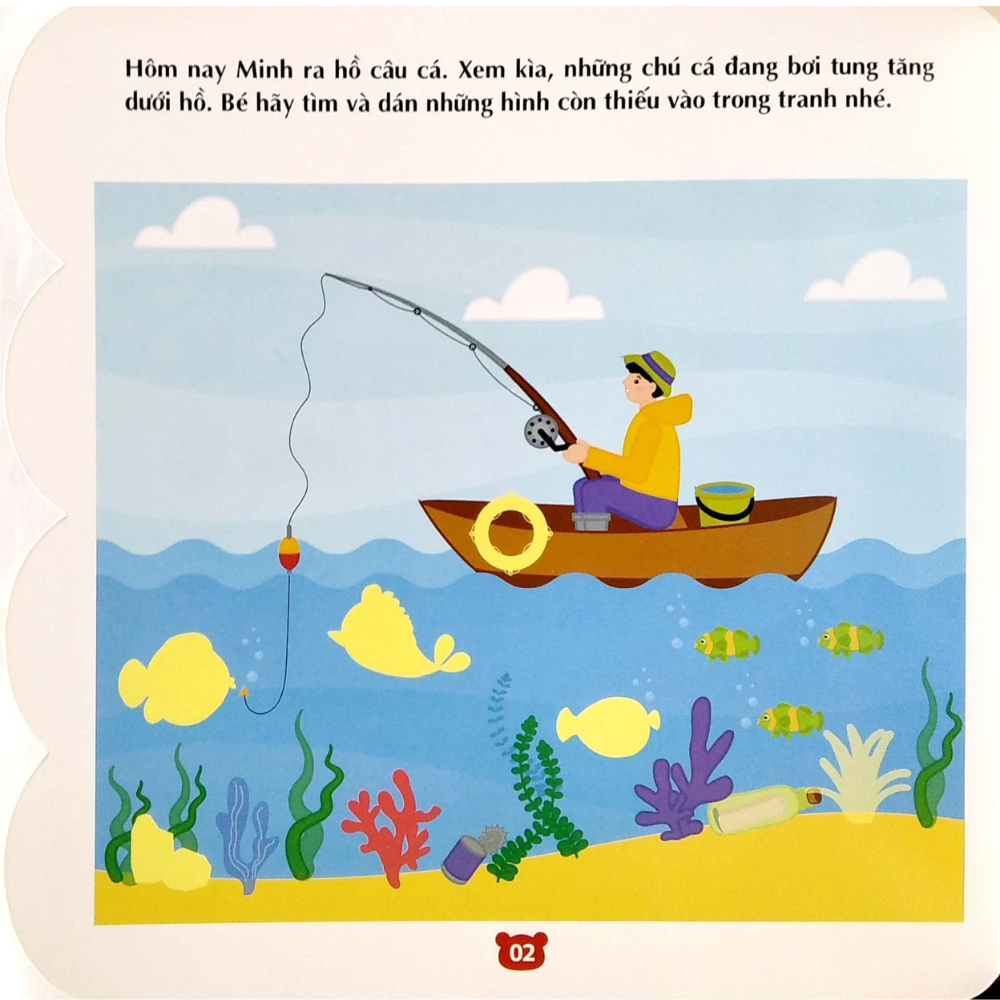Bóc Dán Hình Thông Minh IQ - EQ - CQ - Sticker For Kids Cuốn 6