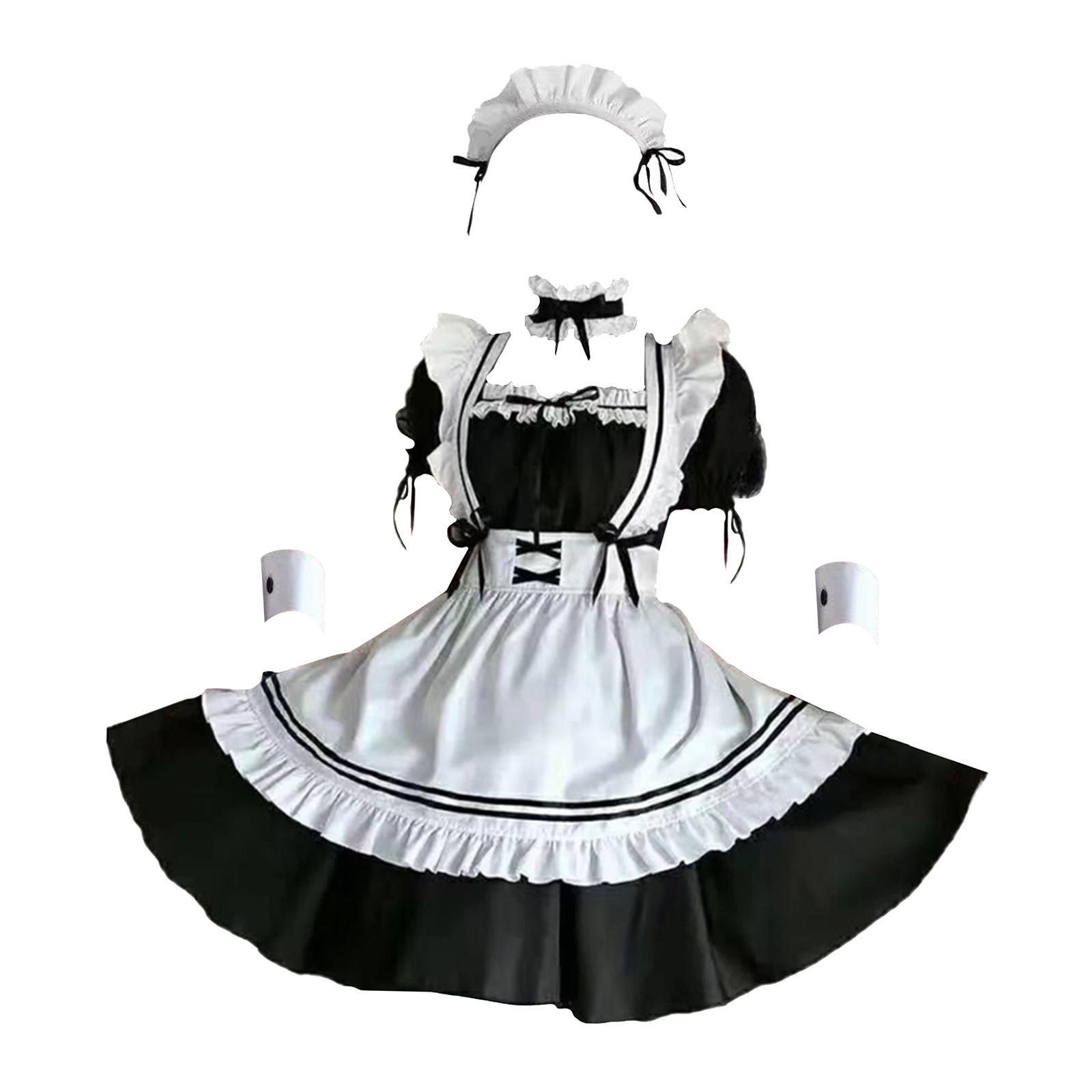 Maid Costume Maid Dresses Classic Japanese Anime Maid Outfit S