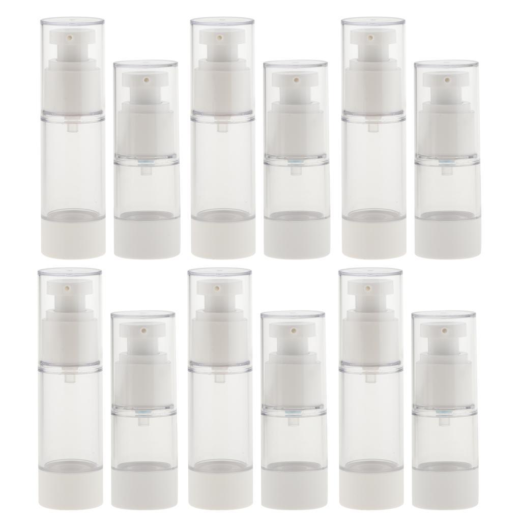 6 Pieces Empty Beauty Moisturizing Vacuum Spray Bottle Perfume Pump Sprayer 15 / 30 ml for Women Daily Use