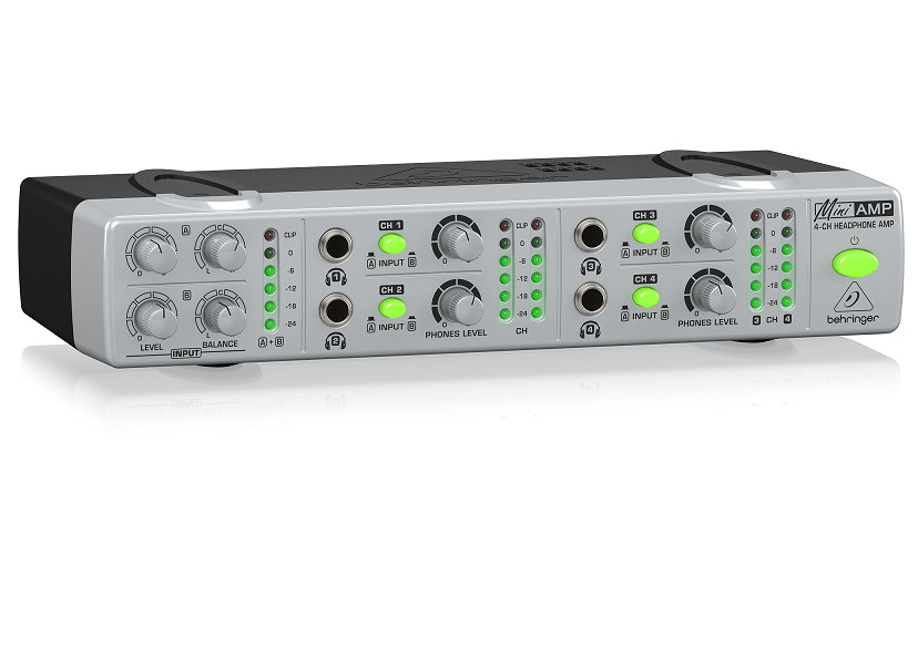 Behringer AMP800 4-channel Headphone Amplifier-Hàng Chính Hãng