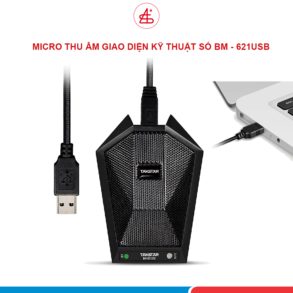 TAKSTAR BM-621 USB, Micro họp trực tuyến, họp online dùng cổng USB, Hàng Chính Hãng