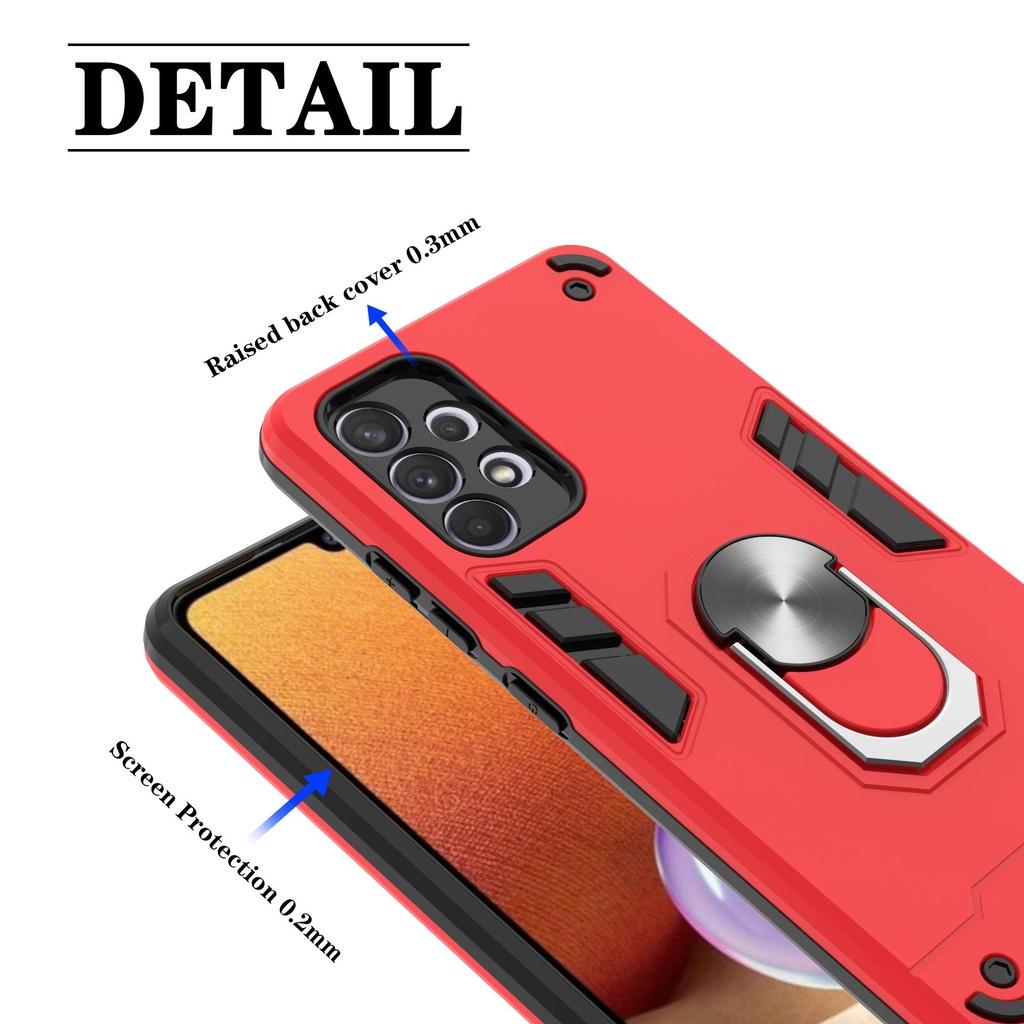 Ốp điện thoại có nhẫn gài Cho SAMSUNG GALAXY A03S A02S A12 A32 4G 5G A82 5G A02-M02 A52 A72 5G 4G