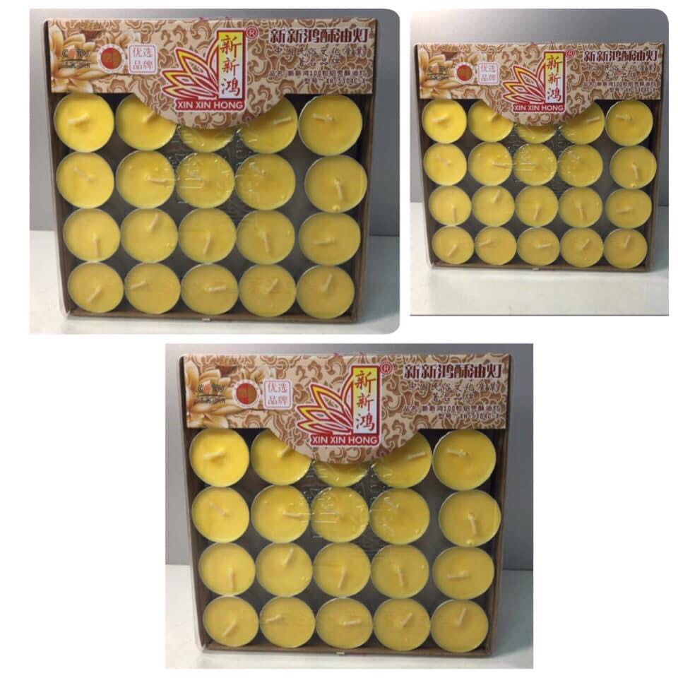 Combo 3 hộp nến bơ sạch tinh thiết 100 viên /4h BH1016