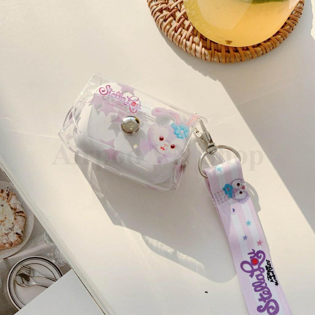 Bao Case Ốp dành cho airpod pro vỏ nhựa kèm móc in hình cao cấp