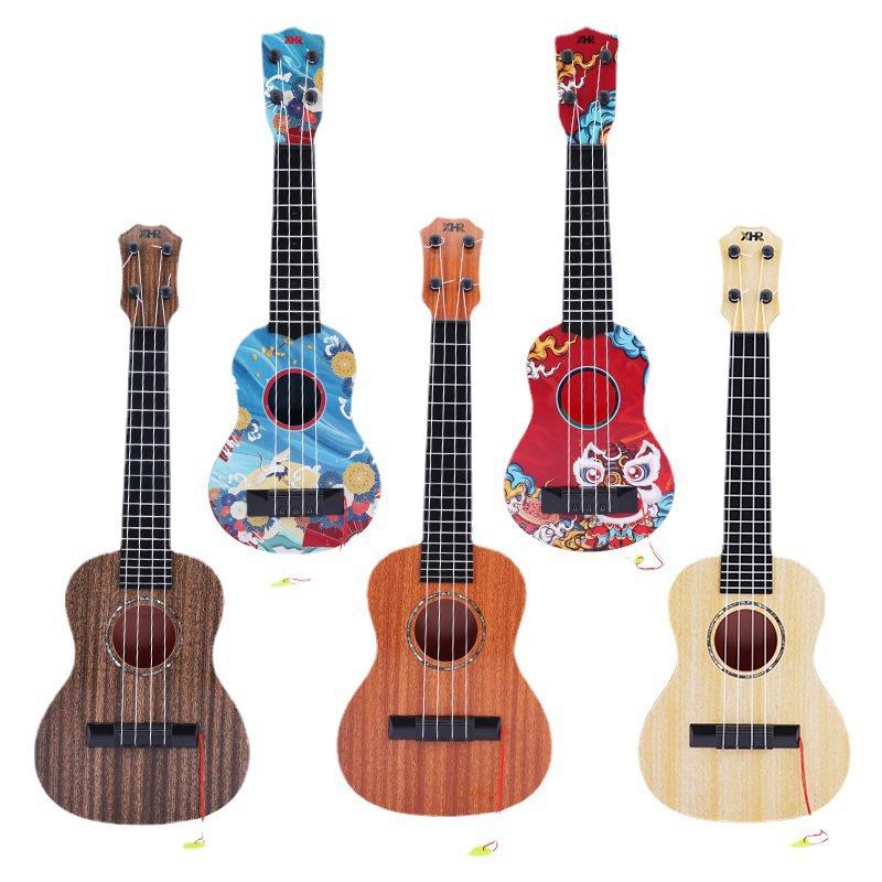 Đàn Ukulele Nhỏ Cho Bé Tập Chơi, Ukulele 38cm Kèm Phụ Kiện