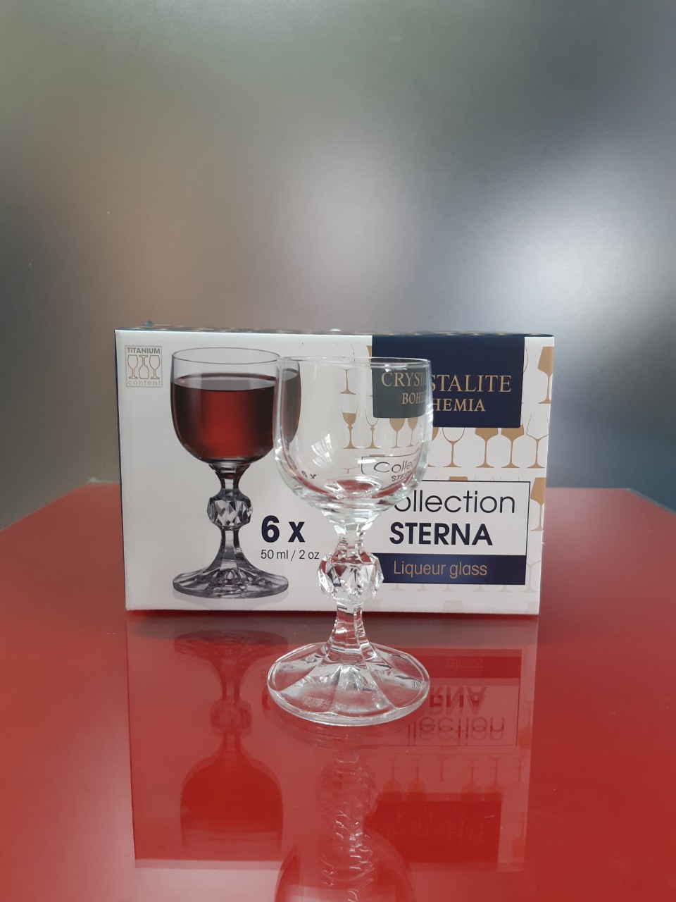 LY PHA LÊ SÉC STERNA LIQUEUR 050ML ( BỘ 6 CHIẾC )