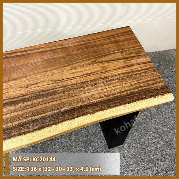 GHẾ DÀI GỖ ME TÂY NGUYÊN TẤM KC20144