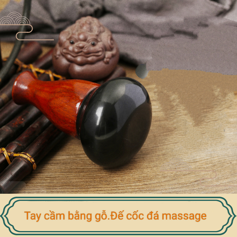 Cốc Nhiệt Đá Massage Body, Cốc Đá Nóng Đả Thông Kinh Lạc, Máy Đá Nóng Massage Chỉnh Nhiệt Độ Dưỡng Sinh