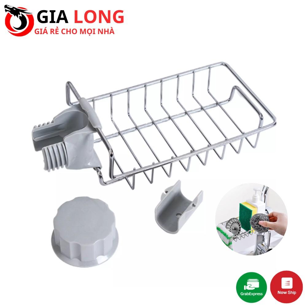 Kệ Để Đồ Rửa Chén Cạnh Vòi Rửa Chất Liệu Inox 304 Chắc Chắn