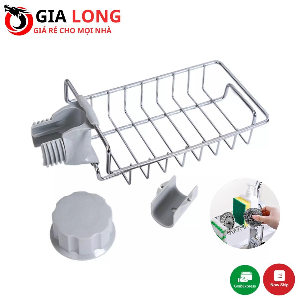 Kệ Để Đồ Rửa Chén Cạnh Vòi Rửa Chất Liệu Inox 304 Chắc Chắn