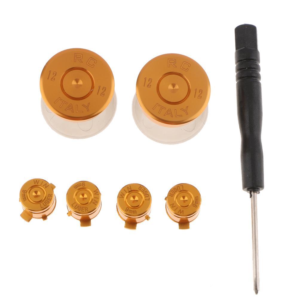 ABXY Buttons + Thumbsticks Analog Stick Mod for Sony PS4 DualShock 4