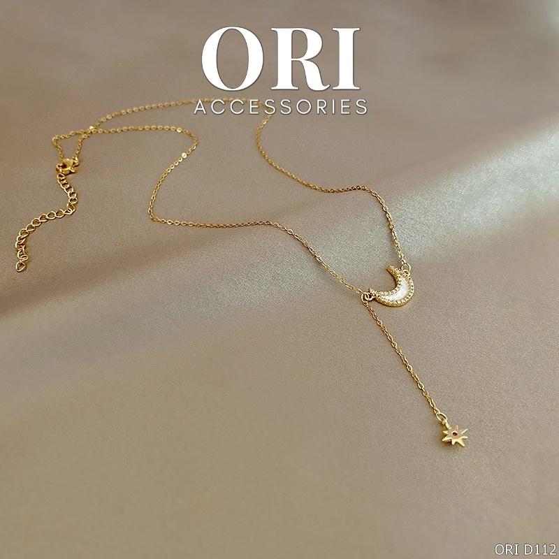 Dây chuyền nữ hình hoa hồng Rosa thời trang ORI ACCESSORIES D112