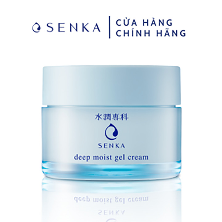 Mặt Nạ Ngủ Cấp Ẩm Chuyên Sâu Dạng Gel Senka Deep Moist Gel Cream 50g