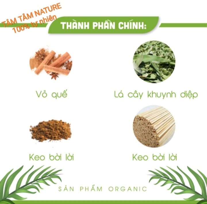 1KG Nhang Quế Trà Bồng - Nhang Sạch 100% Tự Nhiên, Không Hương Liệu, Không Hóa Chất, Không Cuộn Tàn, Không Độc Hại