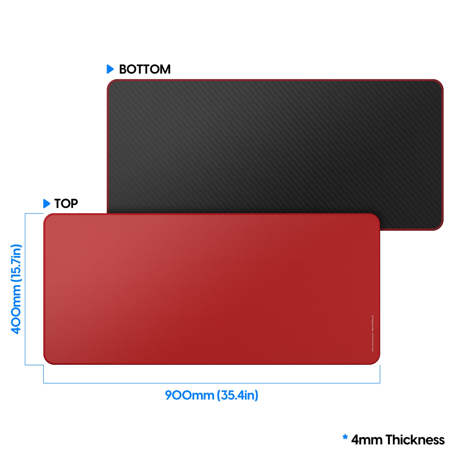 Lót chuột Pulsar ParaControl V2 (Medium Speed) Red - XXL - Hàng chính hãng