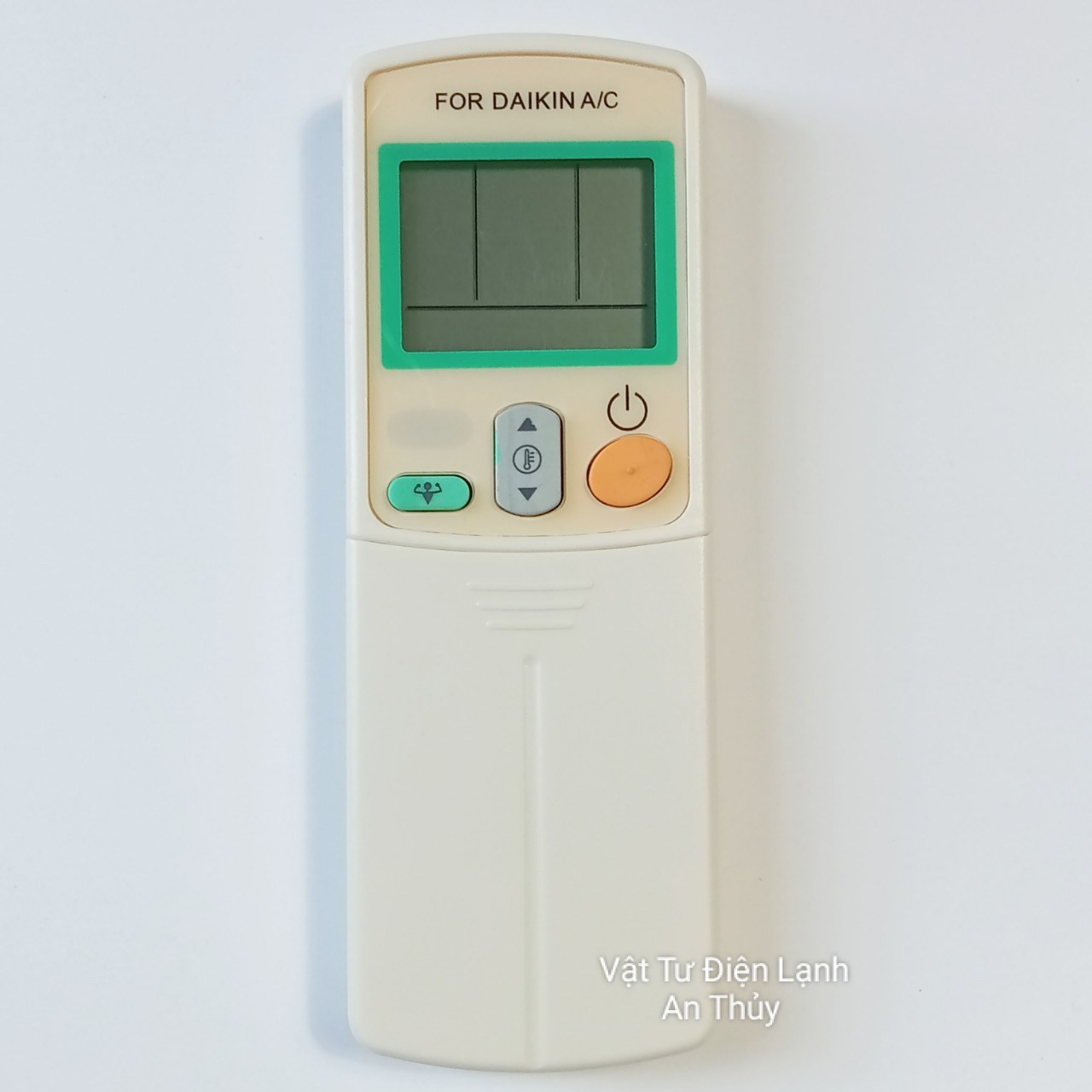 Remote máy lạnh ĐAIKIN viền xanh 1 nút xanh - Điều khiển máy lạnh ĐAIKIN - Remote điều hòa ĐAIKIN - Điều khiển điều hòa ĐAIKIN
