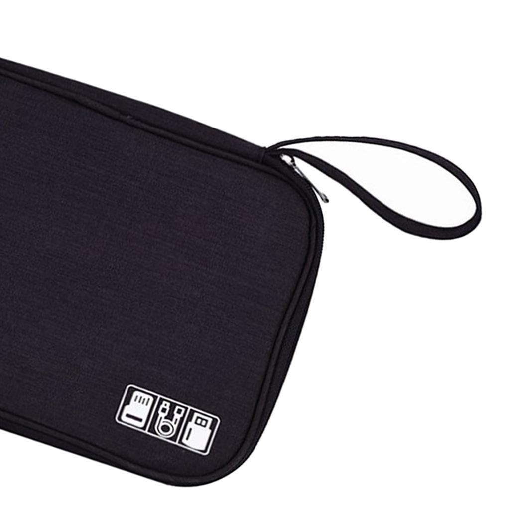 Portable Electronic Cable Organizer Bags USB Charger Storage Cases