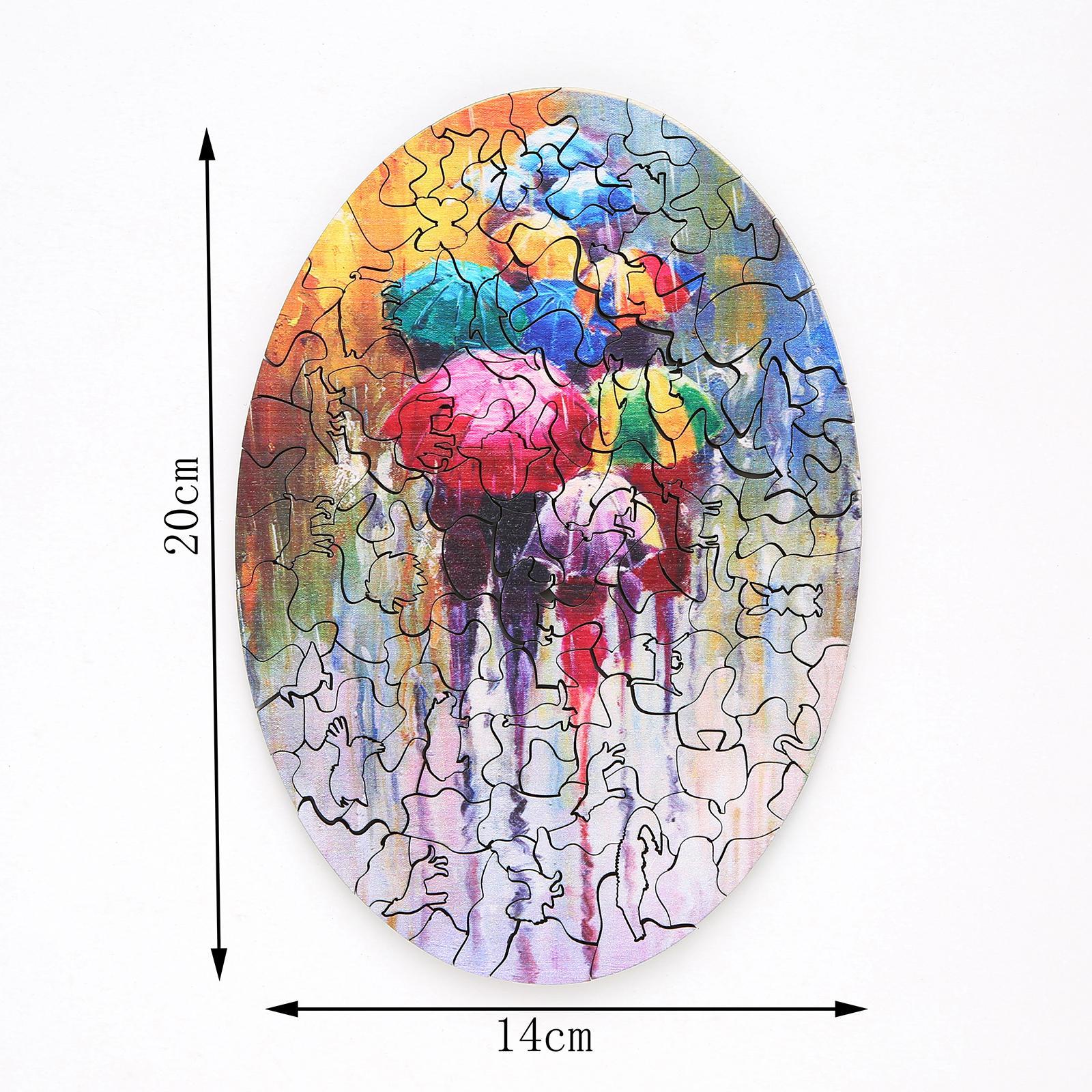 Model DIY Craft Kit Wooden Jigsaw Puzzle for Adults Kids